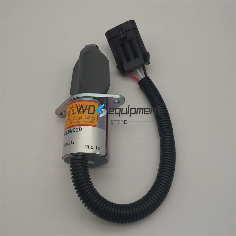 12 В стопорный соленоид 6681512 6681513 6690563 подходит для Bobcat A220 S70 S100 S130 S150 S160 S175 S185 S205 S220