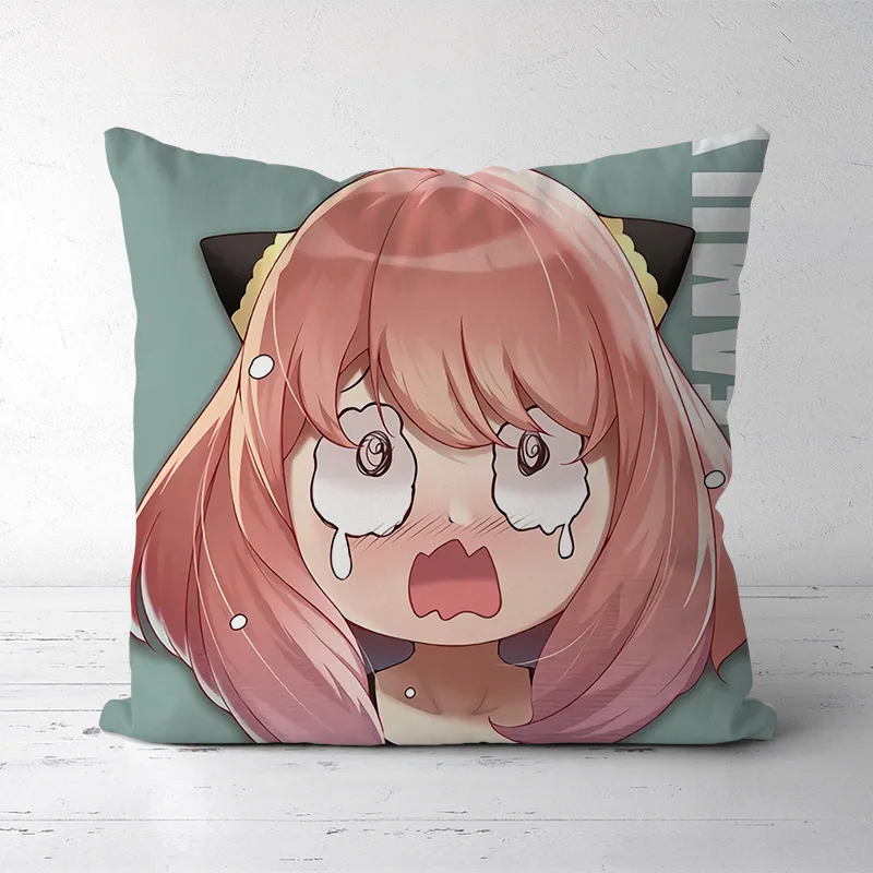 

SpyxFamily Anya Forger Anime Two Sided Pillow Cushion Case Cover 291