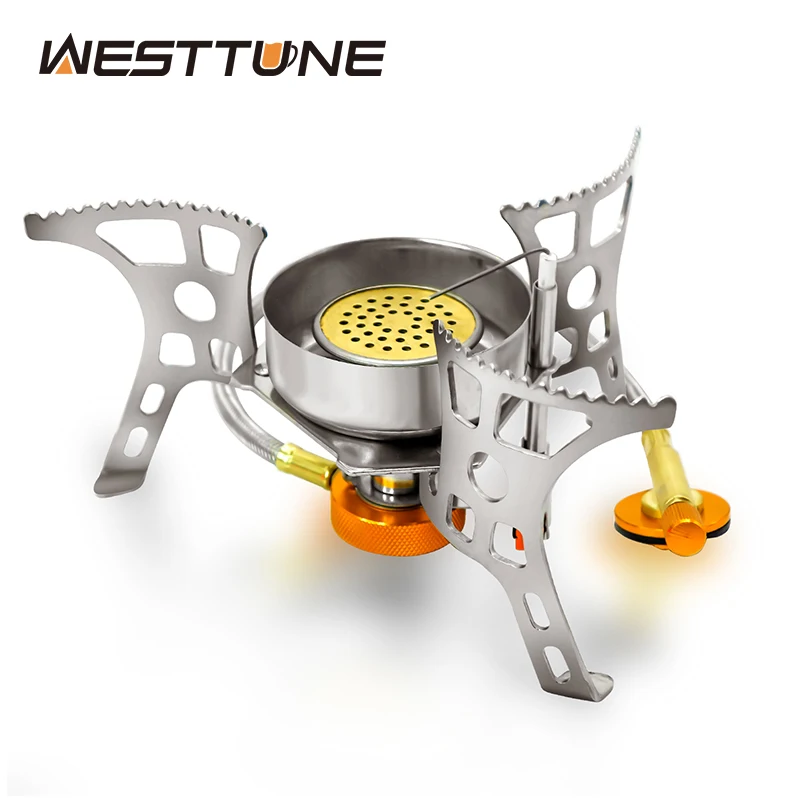 

Camping Gas Stove Outdoor Windproof Sightseeing Burner Portable Copper core Ultralight Tourism Cooker Equipment For Picnic