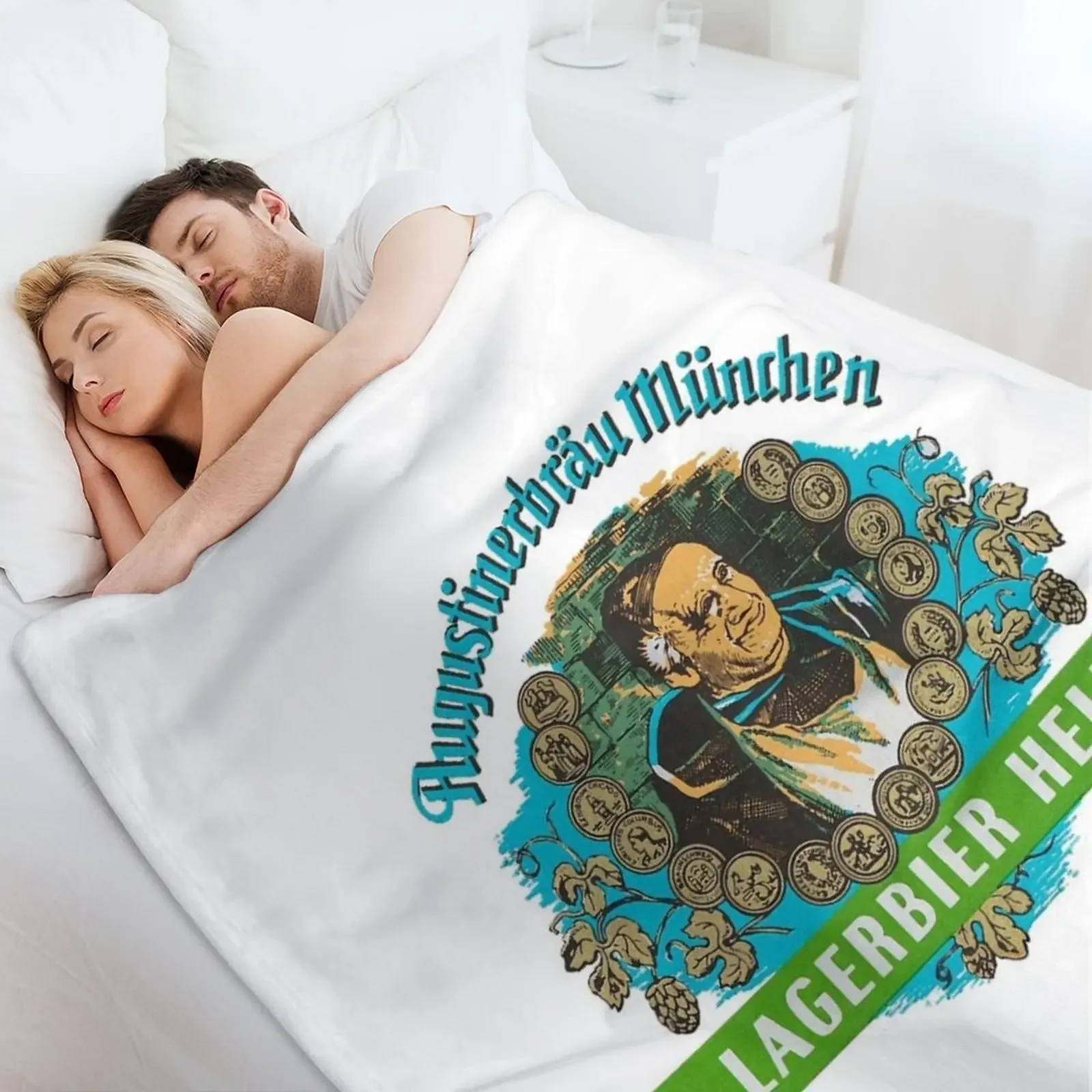 Классическое Одеяло с рисунком огюстинера монетного пива