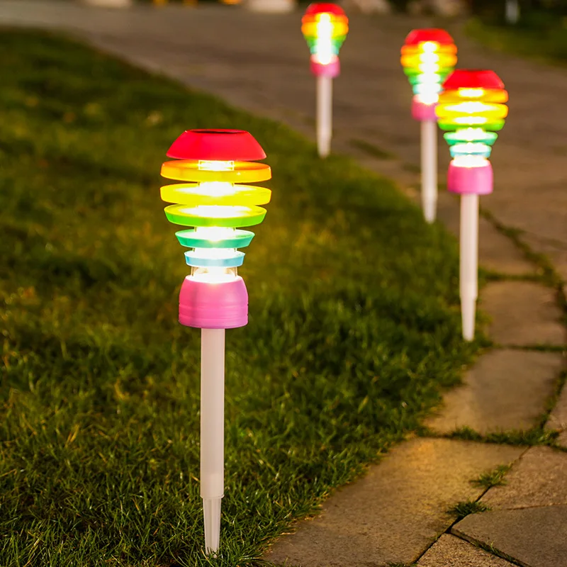 

Уличные фонари на солнечной батарее, освещение для газона, патио, ландшафта, водонепроницаемый садовый декоративный фонарь для дорожек, двора, внутреннего дворика