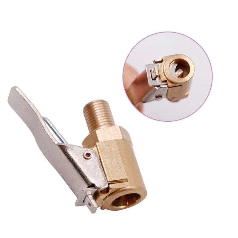 

Зажимной патрон для автомобильных шин, воздушный клапан насоса, соединитель с клипсой, адаптер для колес автомобильных шин, надувной насос, клапан