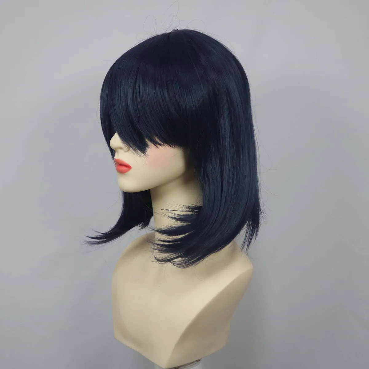 Женский парик для косплея Nero Swallowtail из аниме Black Clover, короткий, синий, термостойкий, из синтетических волос (art.: 3920db9dcbcaa) - 3920db9dcbcaa