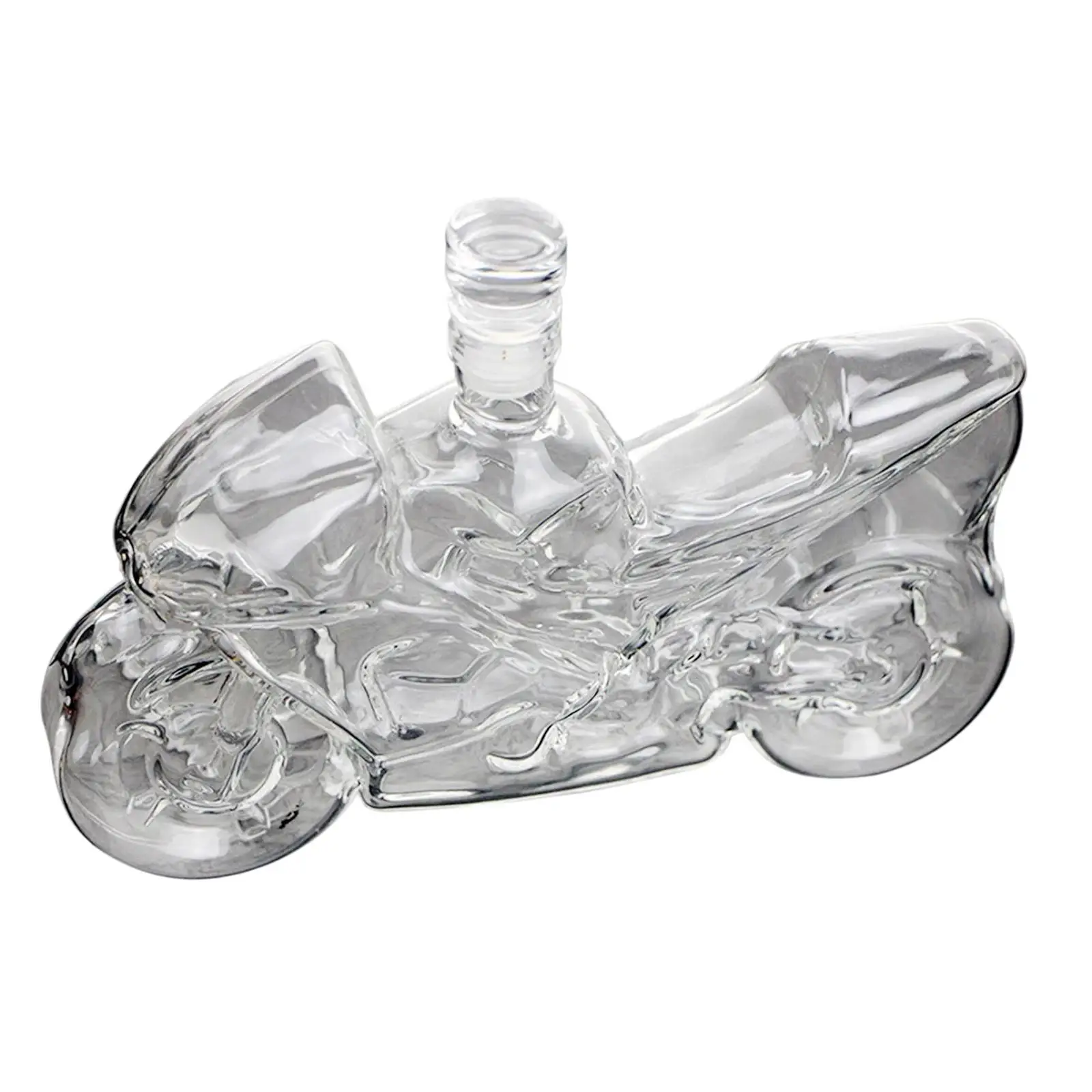

Motorcycle Shaped Liquor Decanters High Borosilicate Glass Wine Bottle for Entertaining Drinkware