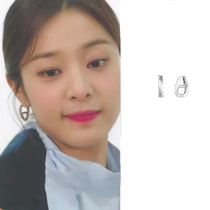 Женские серьги серебряные с декором Se Jeong в Корейском стиле для девушек украшение