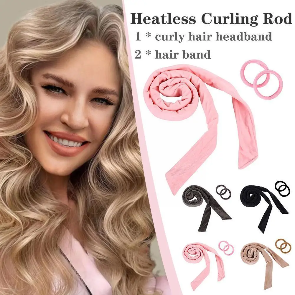 

Ободок для завивки волос без тепла, ободок для завивки волос без нагрева, инструменты для завивки волос, мягкие формочки для волос «сделай с...