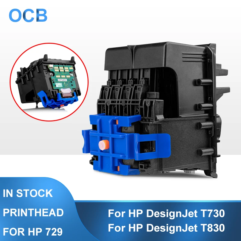 Печатающая головка F9J81A для HP 729 печатающая DesignJet T730 T830 принтера с держателем и