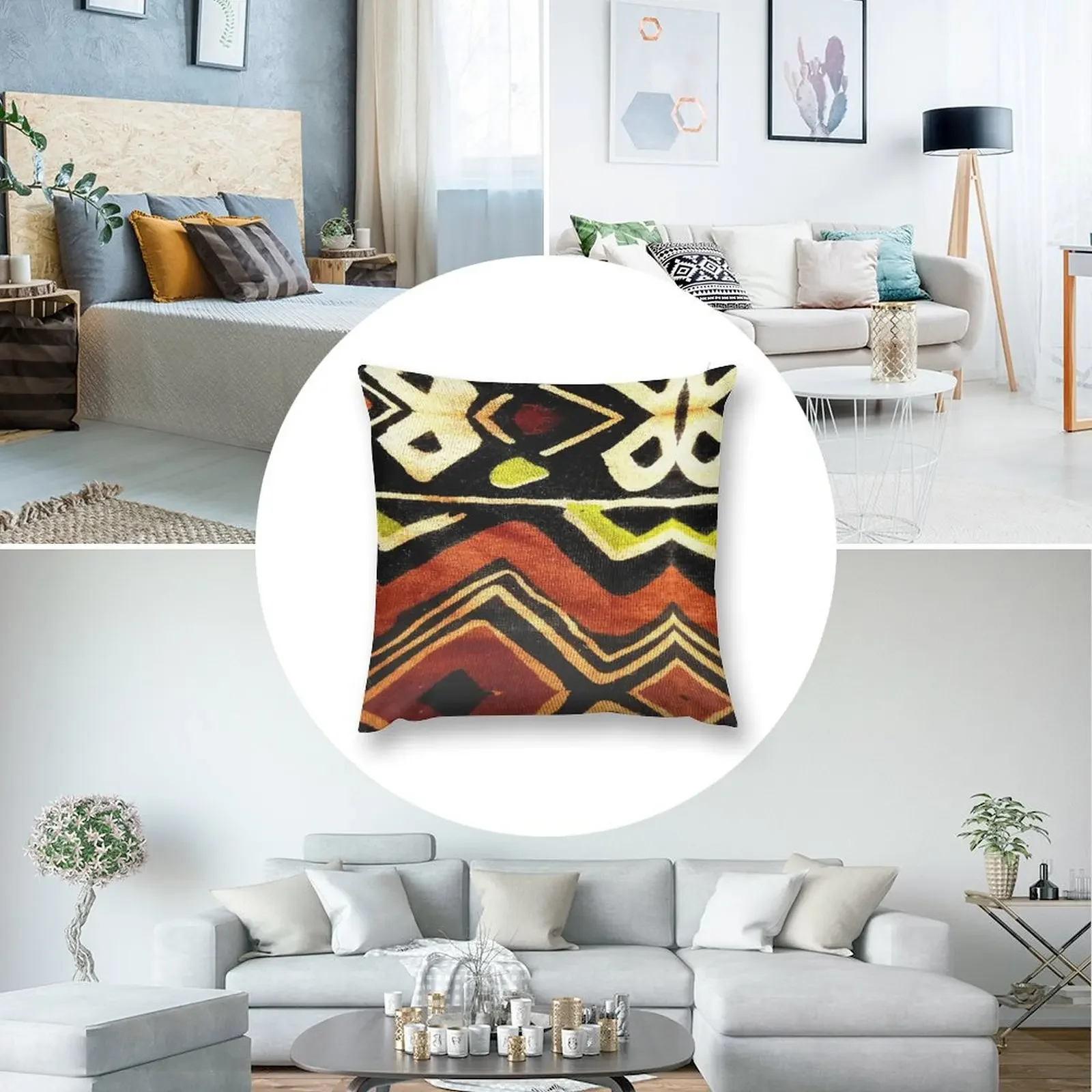 Африканский дизайн текстура ткани декоративная подушка рождественские чехлы
