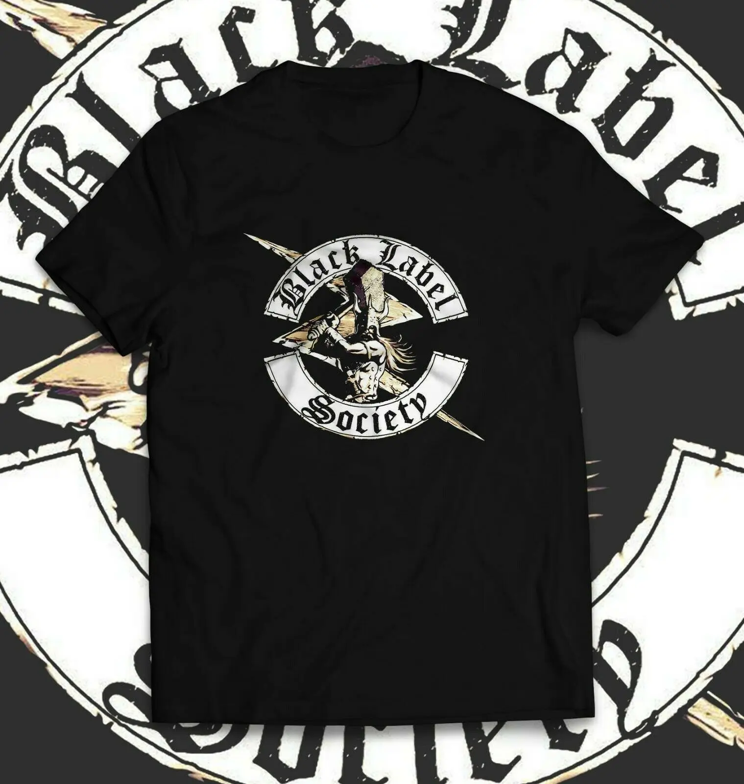

Casual Tshirt 2022 Black Label Society Awesome War Theme By Softstyle