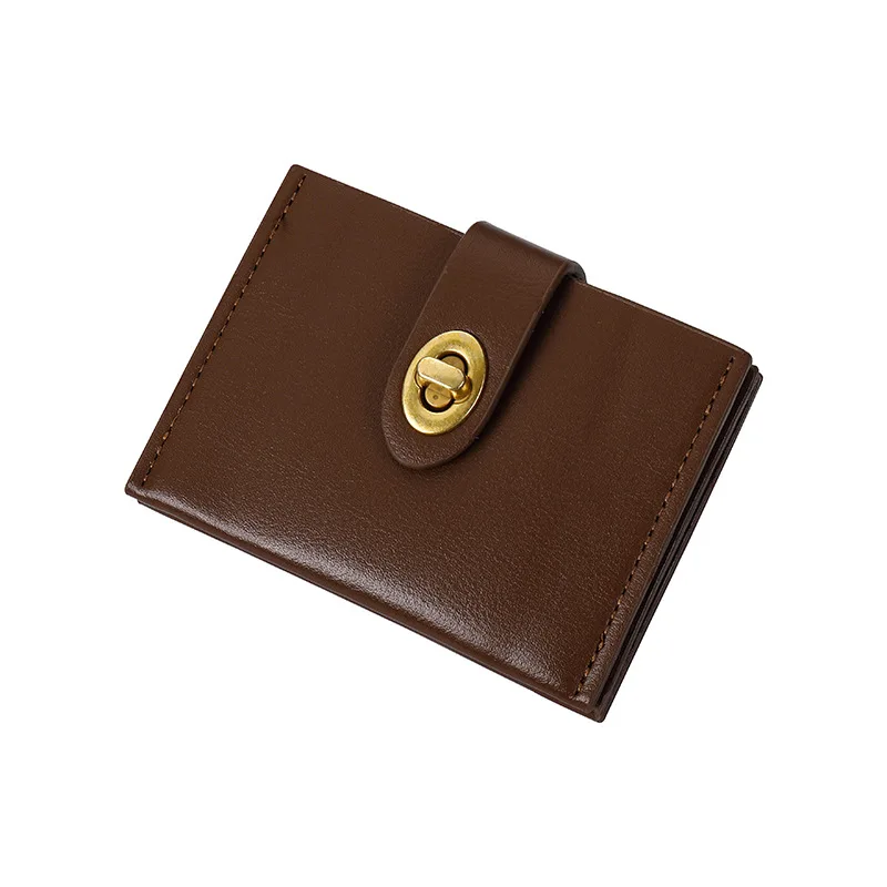 

New Wallet Women's Short Solid Color Simple Card Bag Thin High-end Student Multi-card Thin Wallet Women for Storage 2022