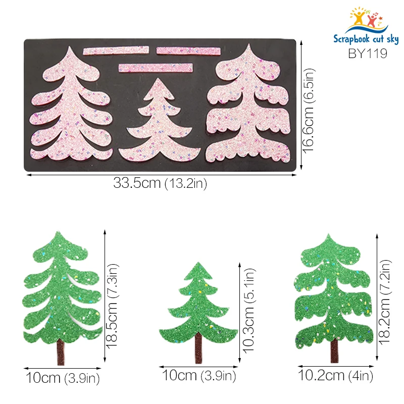 

ScrapbookCutSky-BY119 Wooden Cutting Knife Die Is Used With The Machine