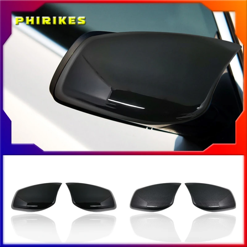 

Rearview Mirror Cover Cap Carbon Fiber / Black for BMW 5 Series E60 E61 E63 E64 2004-2008 520i 525i 528i 528xi 530i