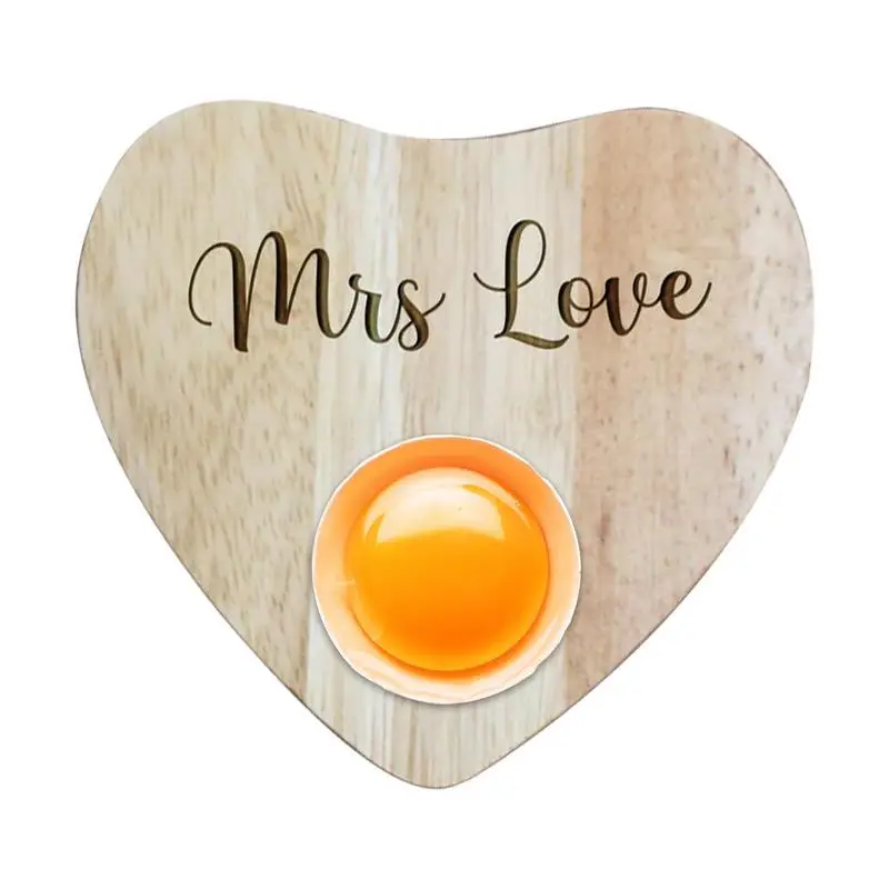 

Egg Platter Tray Heart Shaped Egg Display Holder Wooden Egg Tray Egg Platter Container Carrier For Party Favor Wedding Gift