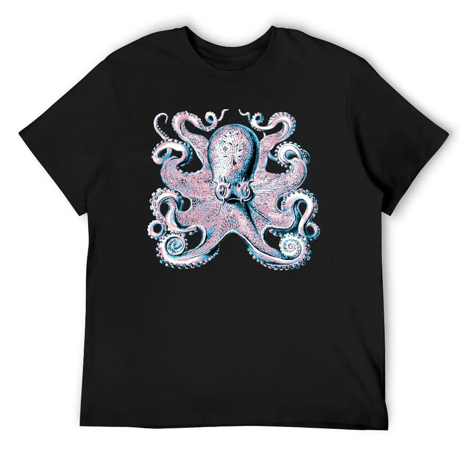 Футболка Trans Pride Octopus рубашки с рисунком футболка изображением животных принц для