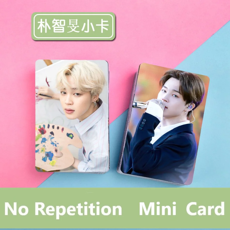 

Series3 No Repetition Park Ji Min Jimin Photo Mini Card Wallet Lomo Card With Photo Album Fans Collection Gift