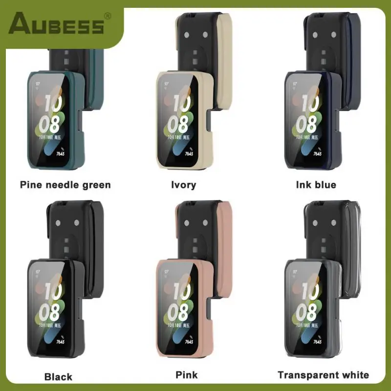 

2/3/5PCS For Huawei Band 7 Soft Tpu Protective Shell Screen Protector Soft Edge Shell Frame Case Smart Watch Case