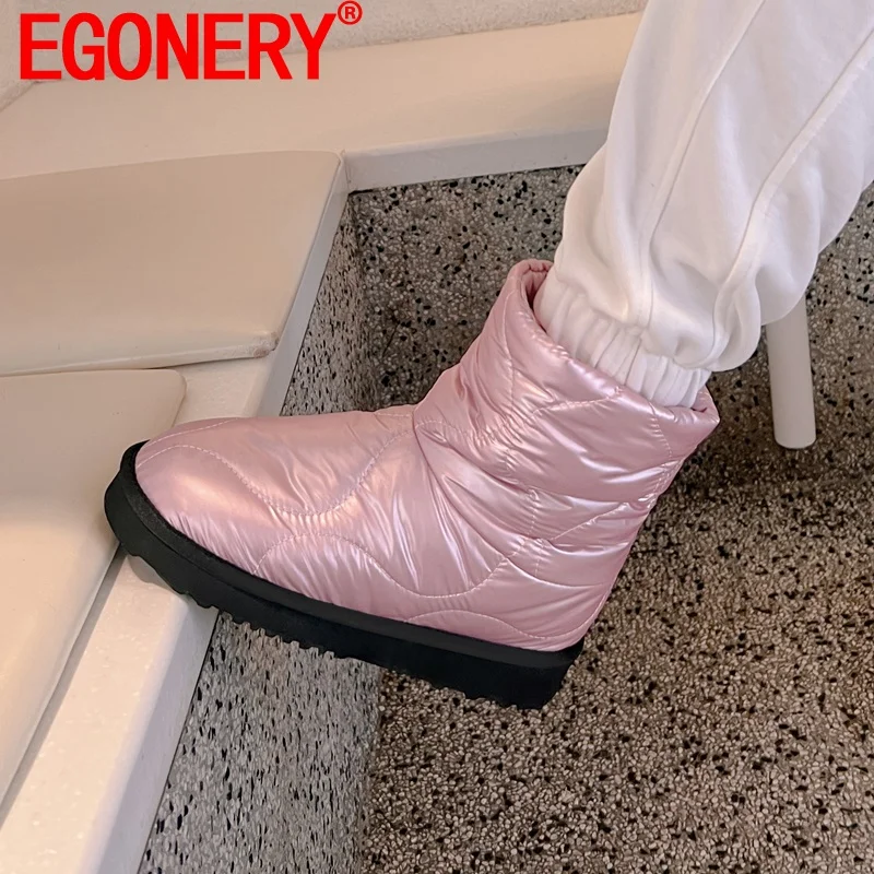 

Женские зимние ботильоны с круглым носком и подкладкой из овчины