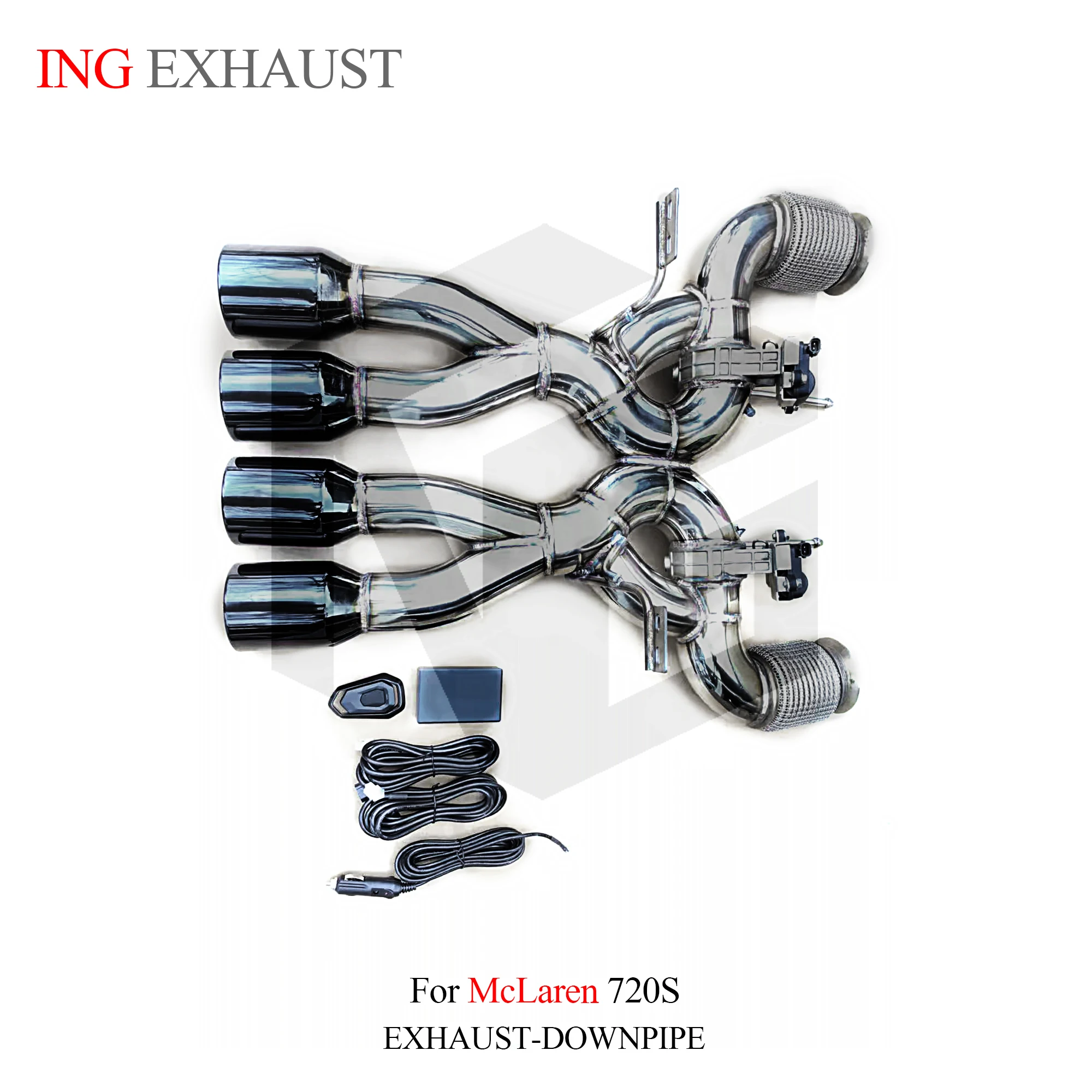ING из нержавеющей стали 304 выхлоп Boost Catback для Mclaren 720s 4 0 T задние двойные