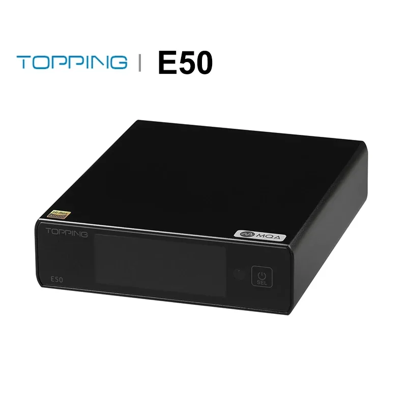TOPPING E50 MQA ЦАП декодер ES9068AS чип PCM 32 бит/768 кГц DSD512 с дистанционным управлением