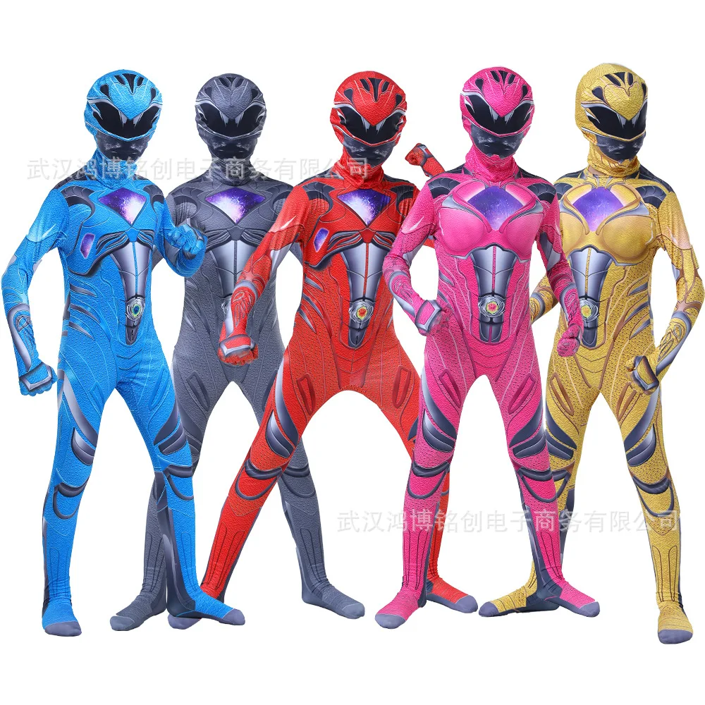 

Power Rangers Anime Cosplay Sexy Zentai Halloween Prince costume for boys kids Cosplay Costumes