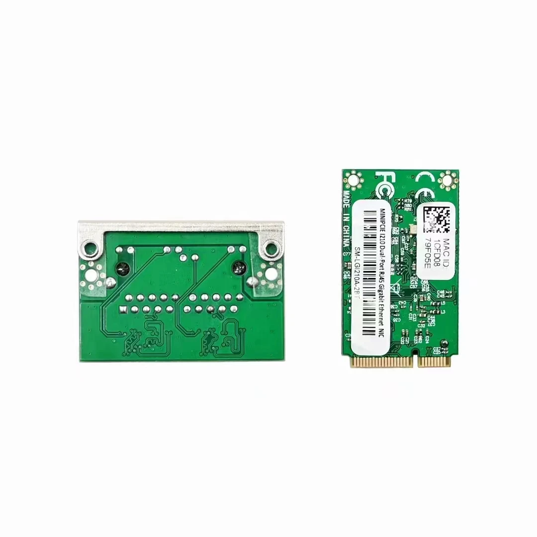 MINI PCIE 1G LAN-карта двойной порт RJ45 промышленный сервер 10/100 Мбит/с гигабитный