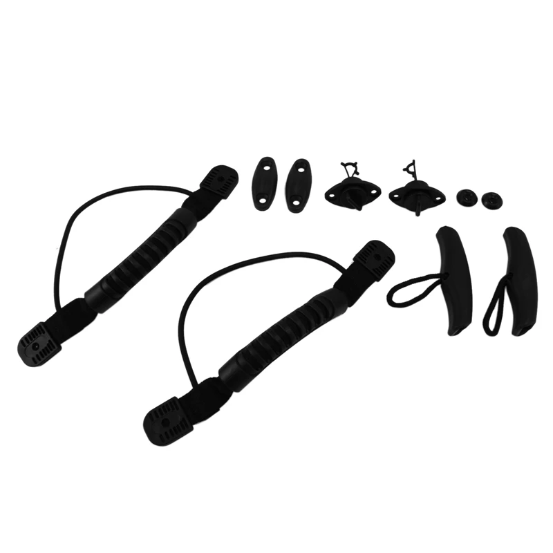 

2Pack Of Kayak Carry Handles With Pull T-Handle And Cord&Pad Eyes With Kayak Drain Plug Kits Thread Bung For Kayak Canoe