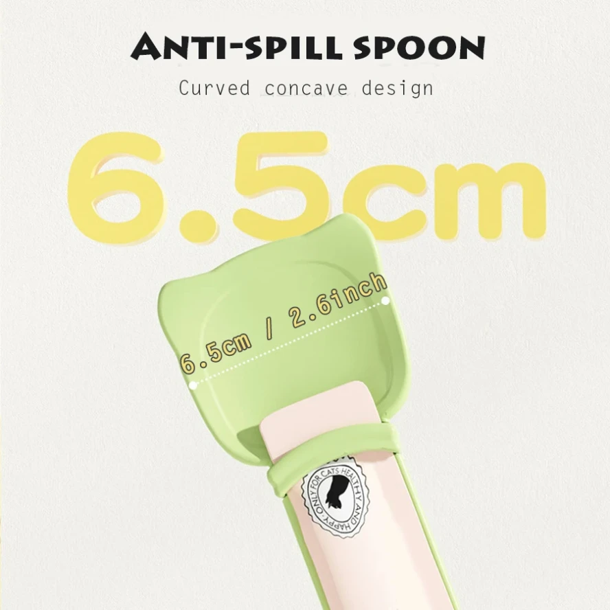 Симпатичные и удобные ложки для лакомств кошек: легко выдавливаемая одноручная