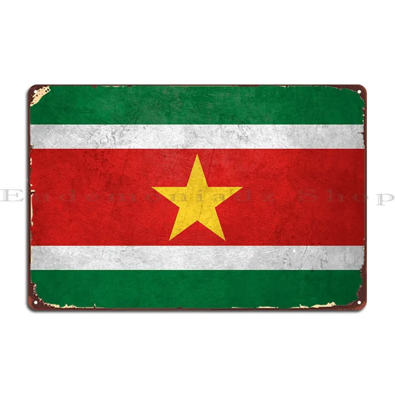 Флаг Суринама на стену металлический Плакат заказ классическая печать создание