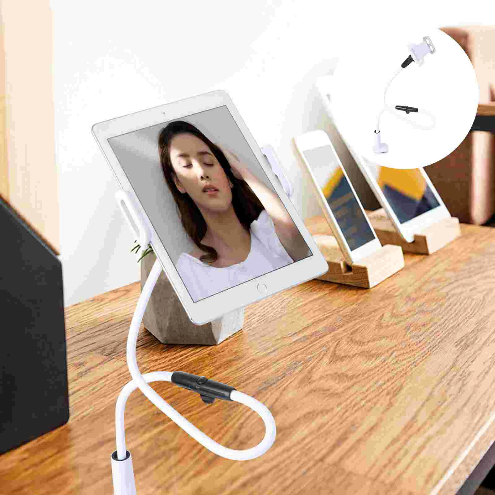 

1pc Home Use Desktop Phone Stand Adjustable Phone Holding Stand Tablet Holder