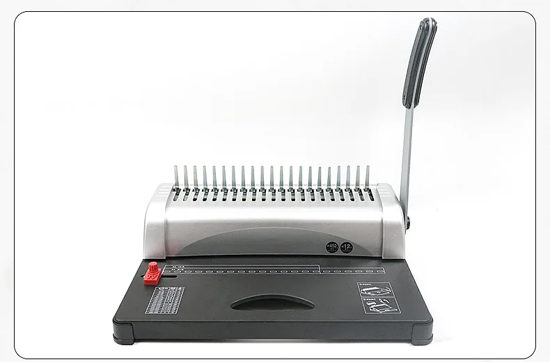 

Manual Comb Punch 21 Holes Tender Binding Machine 10 Holes Clip Strip A4 Clip Strip Rubber Ring Binding Machine