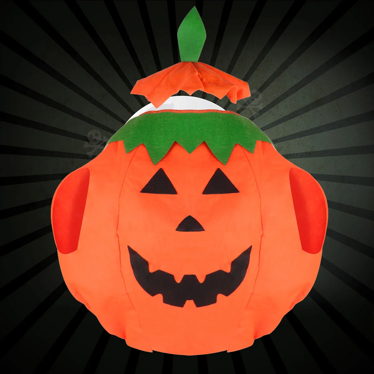 

Pumpkin Costume 2pcs Party Clothes and Hat ( Orange )