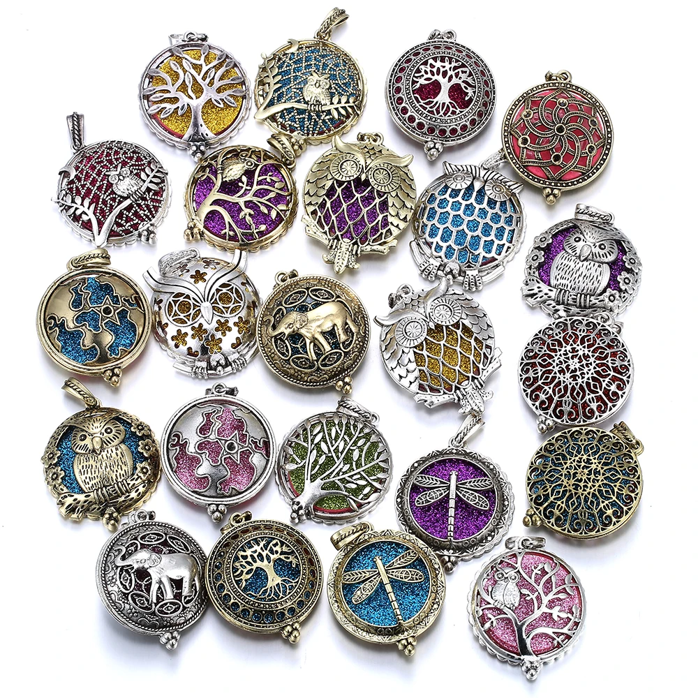 Женское Ожерелье с ароматерапией ожерелье диффузором эфирного масла сделай сам