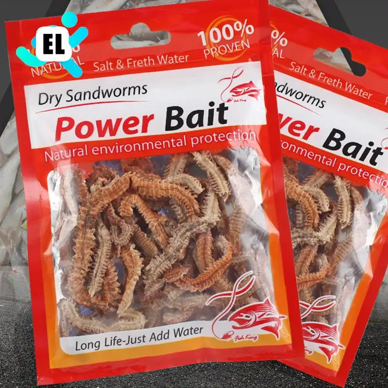 1 упаковка пресноводных 6 г 10 рыба треска сушеные насекомые червь приманка -