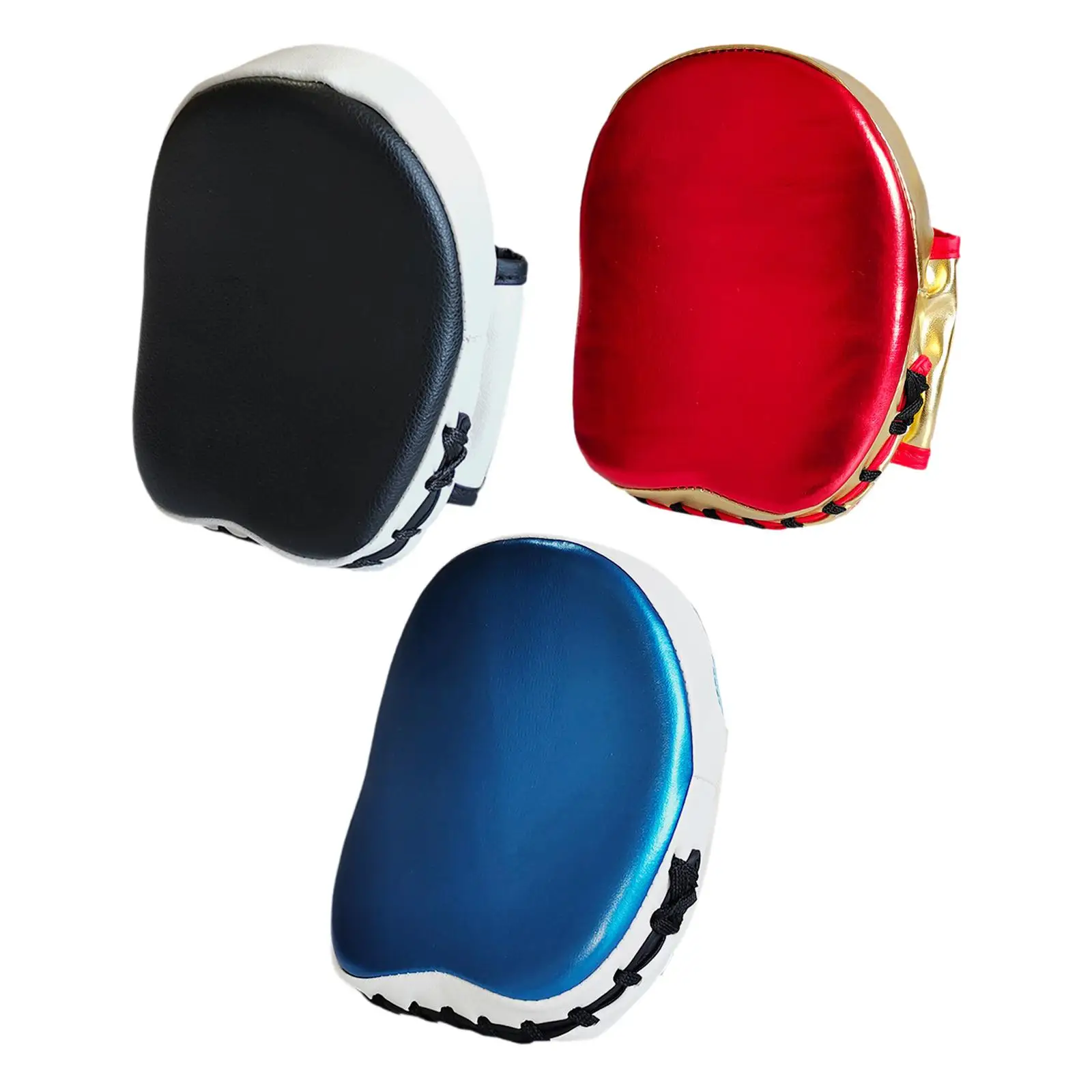 Круглые боксерские варежки Strike с изогнутой фокусировкой полиуретановые