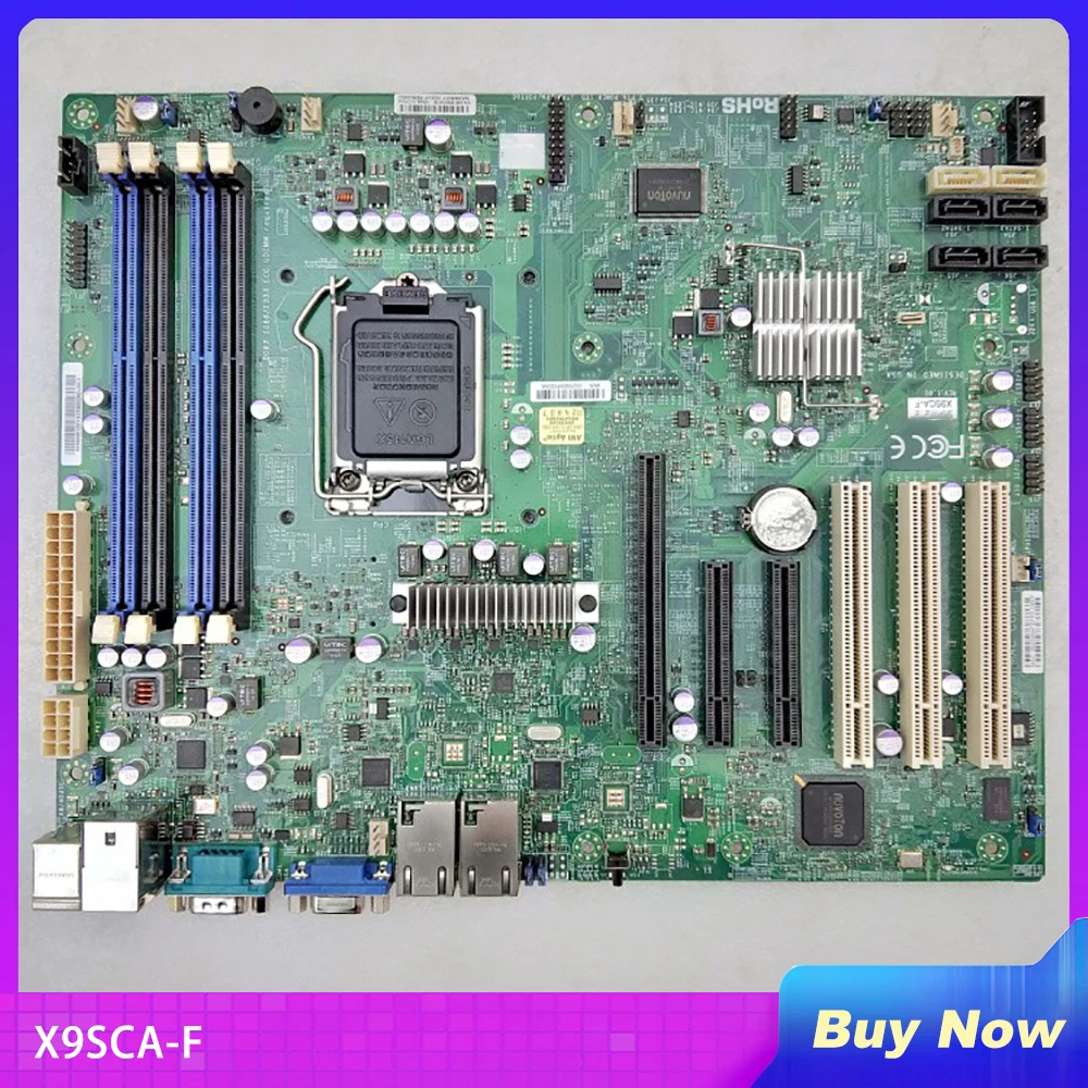 

X9SCA-F For Supermicro Xeon Motherboard E3-1200 V1/V2 Series 2nd And 3rd Gen Core i3 LGA1155 DDR3