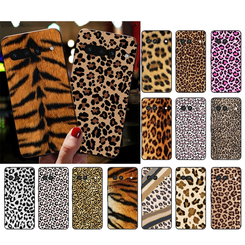 

Phone Case for Google Pixel 7 Pro 7a 6A 6 Pro 5A 4A 3A Pixel 4 XL Pixel 5 6 4 3 XL 3A XL 2 XL Leopard print Case