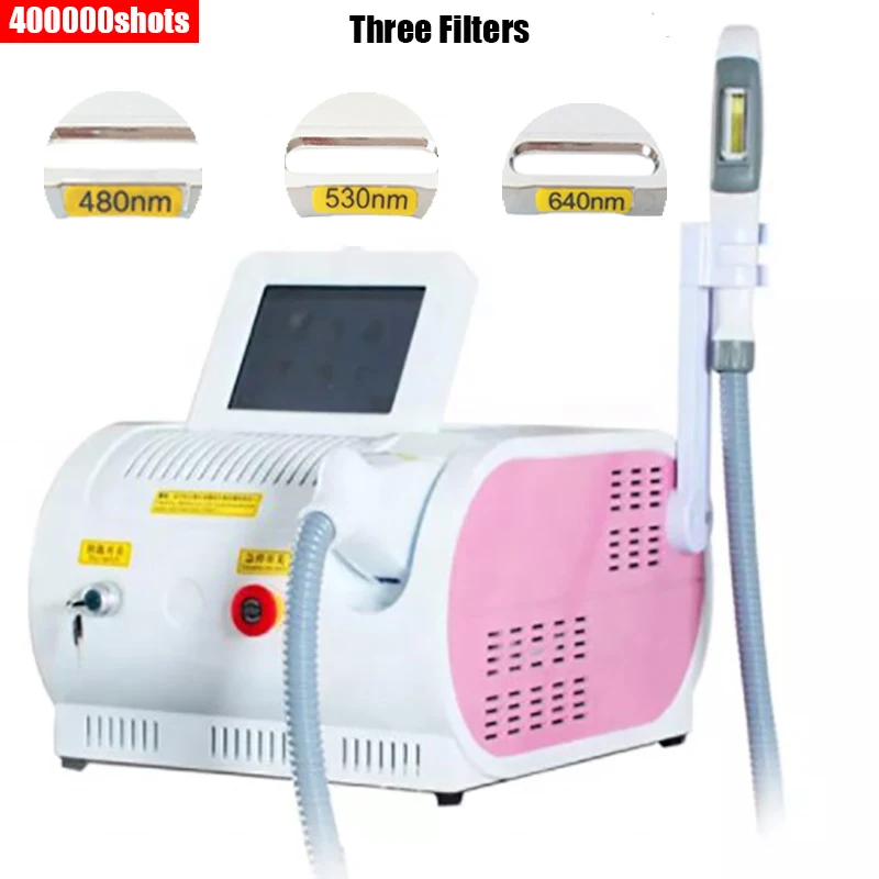 

With 430/480/530/560/590/640/690nm Filters IPL OPT SHR Hair Removal Laser Machine Skin Care Rejuvenation For Permanent Use