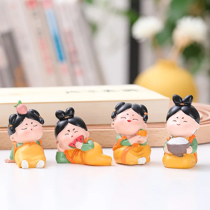 

Creative Tang ladies court ornaments series ancient style cute doll Chinese wind crafts home decorations ornaments