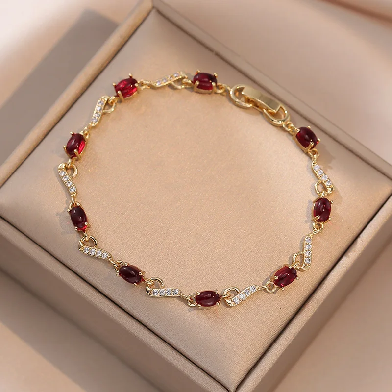 

Zircon rhinestone bracelet for women
