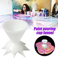 small paint pouring split cup mini 7 leg funnel split cup for acrylic painting pouring reusable easy to use 2x2 5cm