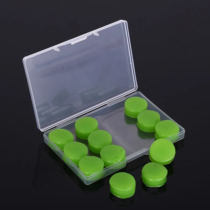 

6/12PCS Silicone Ear Plugs Noise Reduction Sleep Anti Canceling Sound Insulation Earplug Protection Sleeping Reusable Ear Plugs