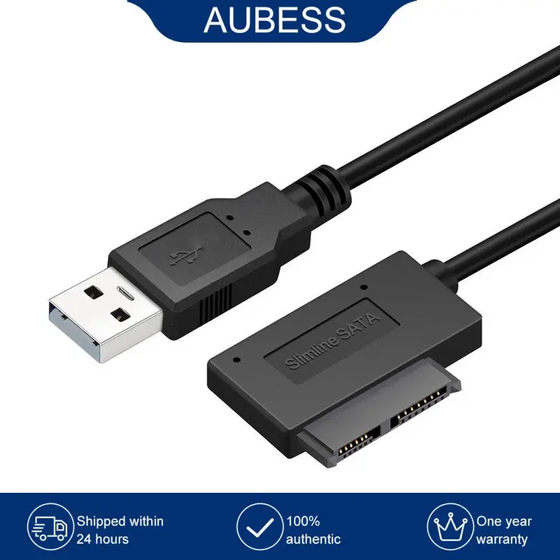 

USB адаптер для ПК 6P 7P CD DVD Rom SATA на USB 2,0 конвертер slim Sata 13 Pin кабель привода для ПК ноутбука