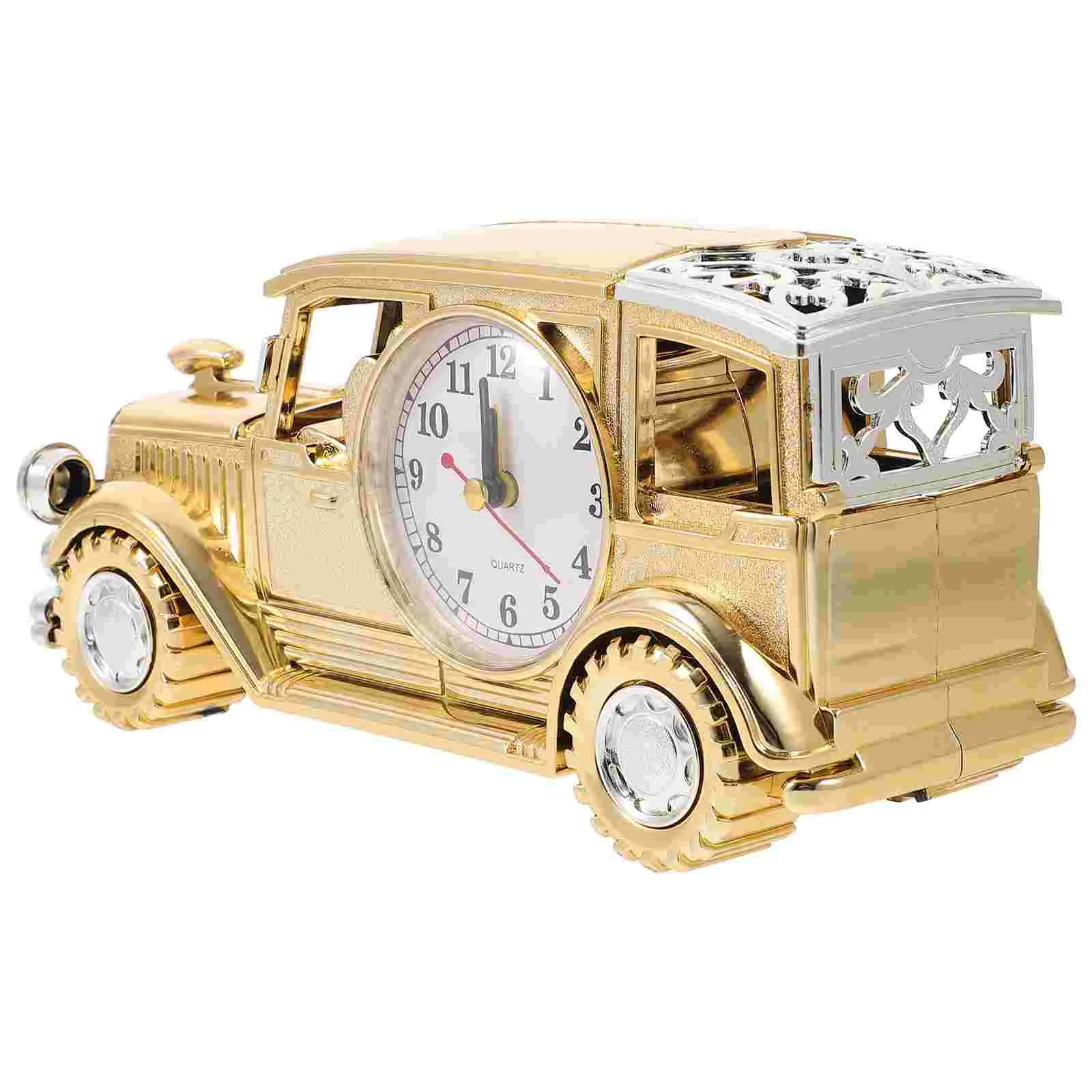 Классический автомобильный будильник винтажный декор нежный орнамент