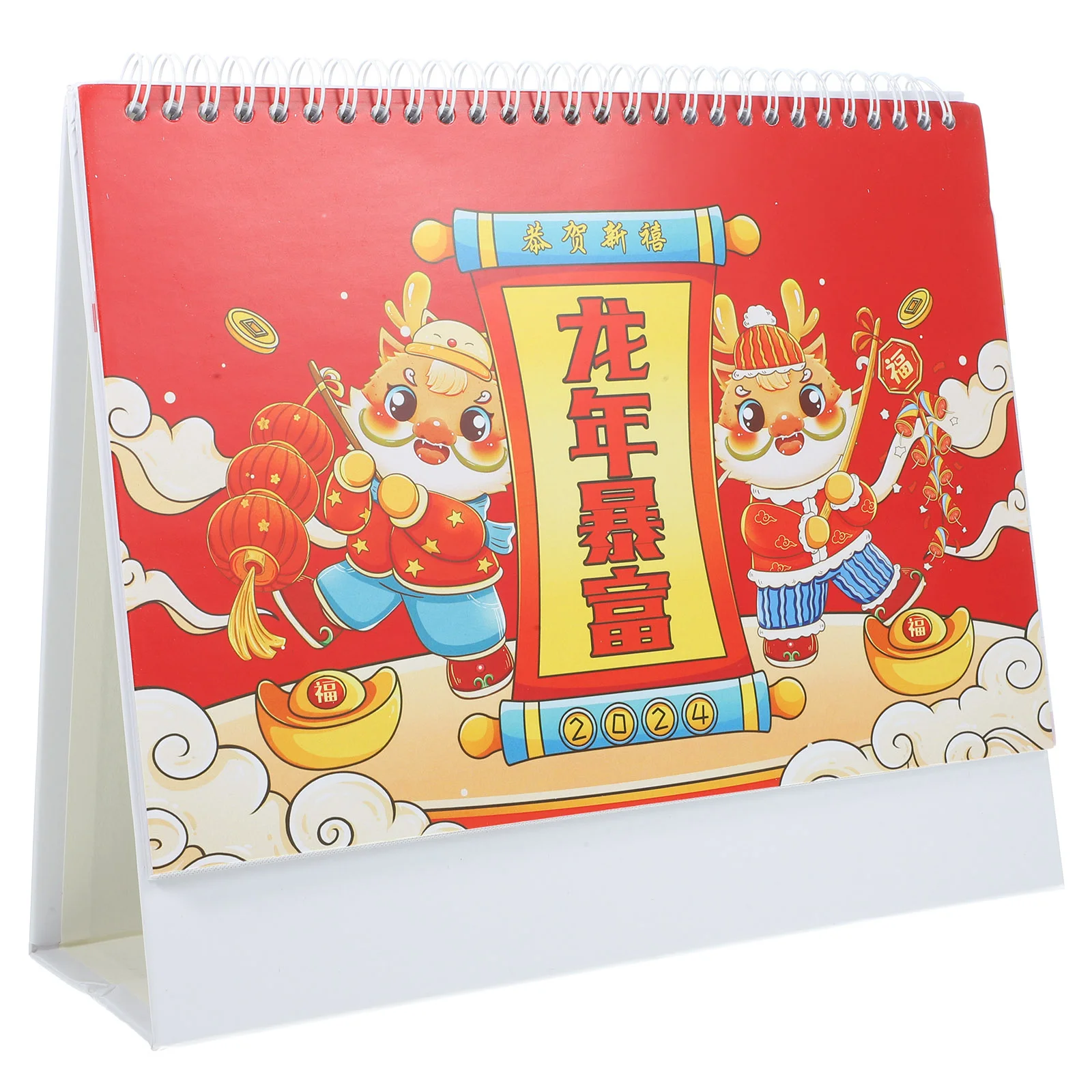 

Calendar 2024 Desk Calendars Horizontal Version Table Ornament Paper Freestanding Monthly Office