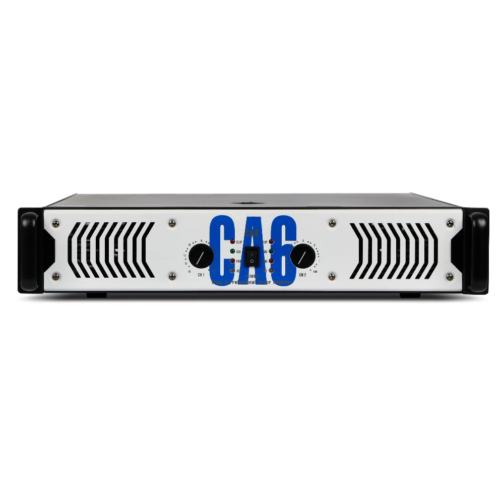 

Biner CA6 2u 2ch 500W Professional Power Amplifier for Stage Performance Concert Meeting KTV