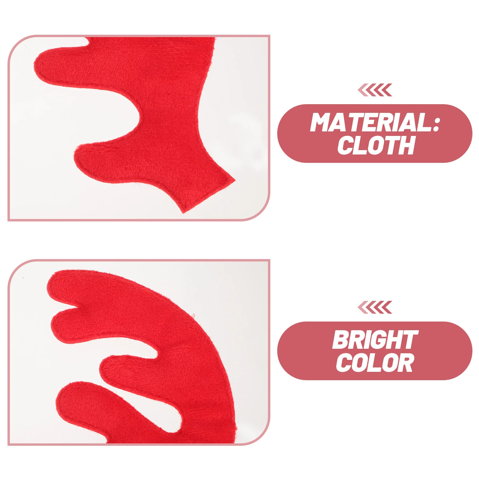 30 шт. тканевые рога шляпа украшение оленя рождественские аксессуары для