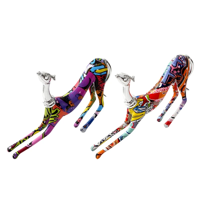 

Color Animal Dog Doberman European And American Creative Ornaments Modern Home Office Decorations Resin Ornaments