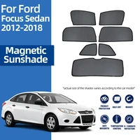 for ford focus sedan mk3 2010 2019 front windshield car sunshade shield rear baby side window sun shade visor magnetic curtain