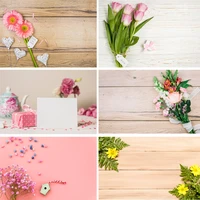 shengyongbao thick cloth photography backdrops prop flower and wooden planks photo studio background 191023pk 0003