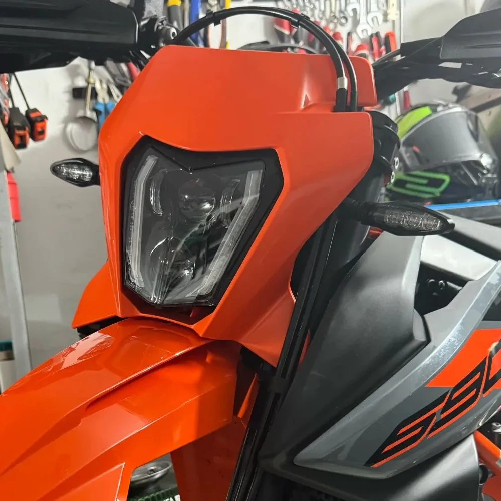 Фото Светодиодная фара для GasGas ES SM700 GAS GAS ES700 SM700 690 SMC Enduro R 2019-2024 Мотоциклетная фара H4 Лампа №2